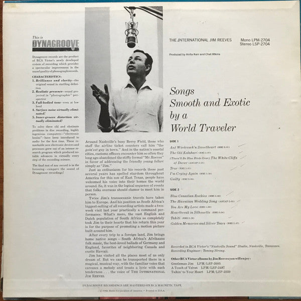 Jim Reeves - The International Jim Reeves - LP