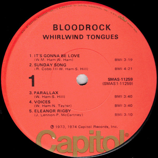 Bloodrock - Whirlwind Tongues - LP
