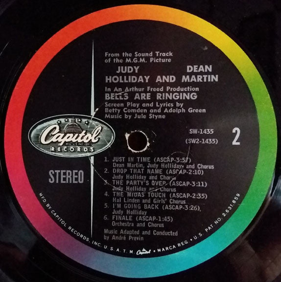 Judy Holliday And Dean Martin - Bells Are Ringing - LP