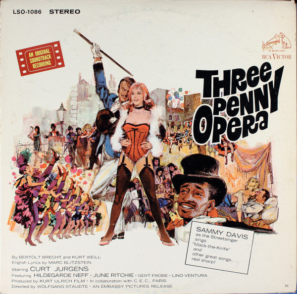 Bertolt Brecht / Kurt Weill / Sammy Davis Jr. - Three Penny Opera (An Original Soundtrack Recording) - LP