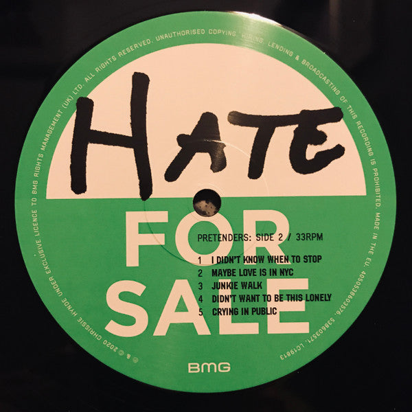 The Pretenders - Hate For Sale