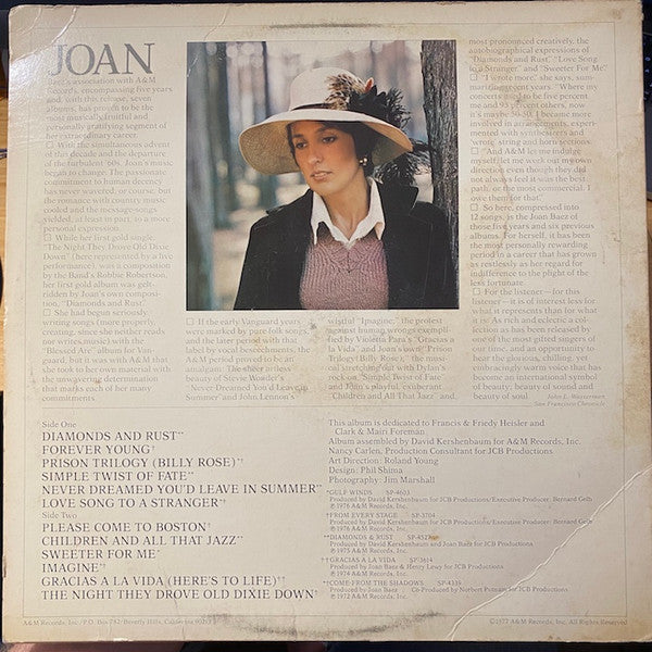Joan C. Baez* - The Best Of Joan C. Baez - LP