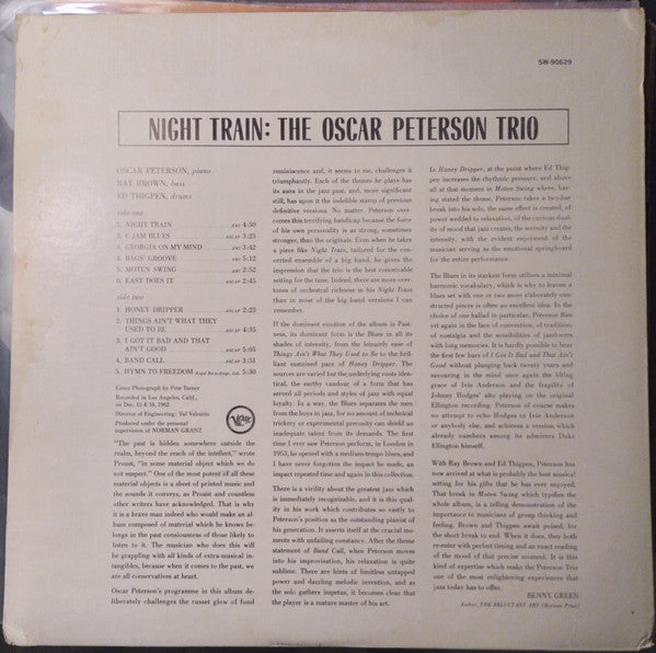 The Oscar Peterson Trio - Night Train - LP