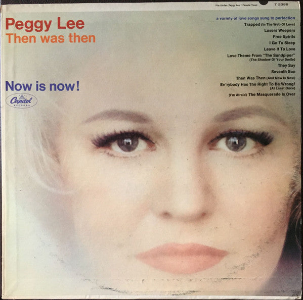 Peggy Lee - Then Was Then And Now Is Now - LP