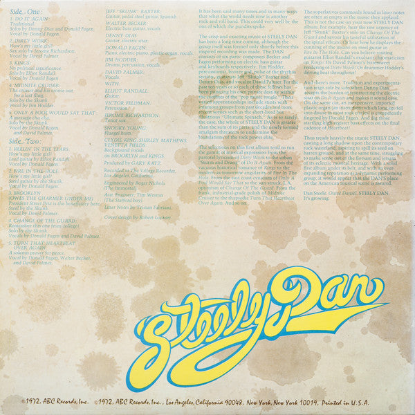 Steely Dan - Can't Buy A Thrill - LP