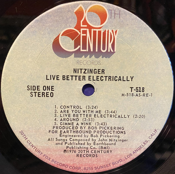 Nitzinger* - Live Better Electrically - LP