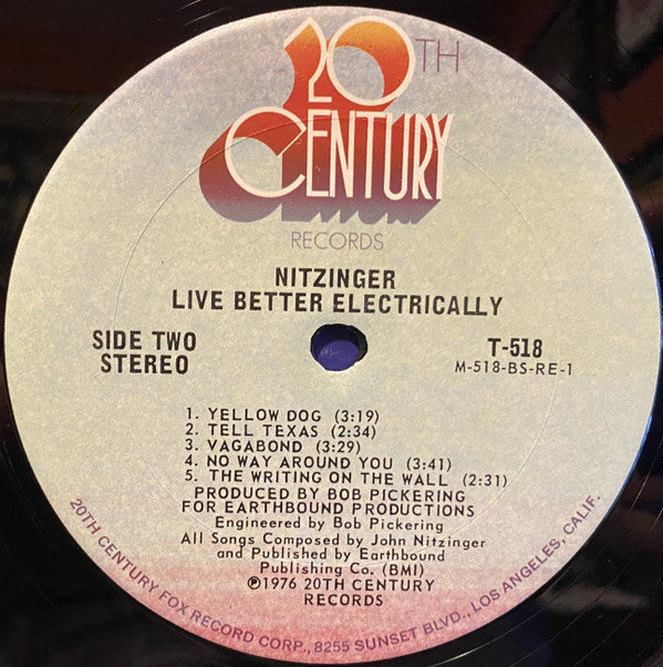 Nitzinger* - Live Better Electrically - LP