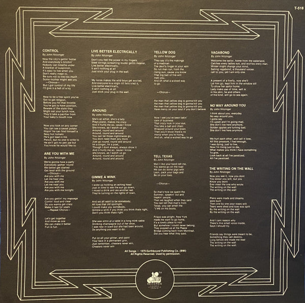 Nitzinger* - Live Better Electrically - LP