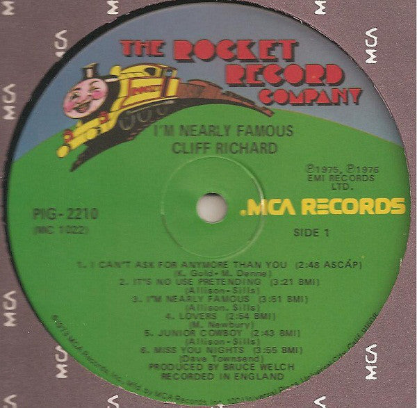 Cliff Richard - I'm Nearly Famous - LP