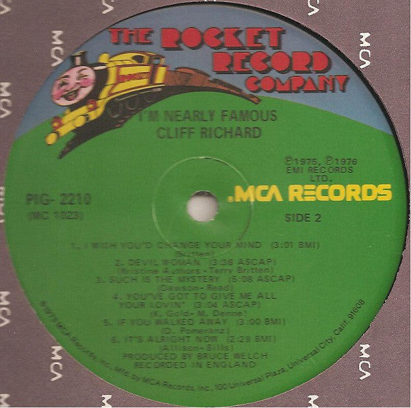 Cliff Richard - I'm Nearly Famous - LP