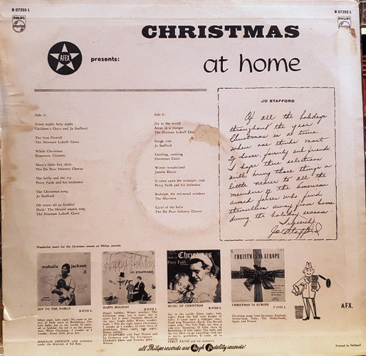 Various - Christmas At Home - LP