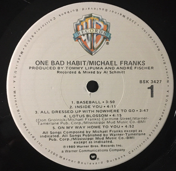 Michael Franks - One Bad Habit - LP