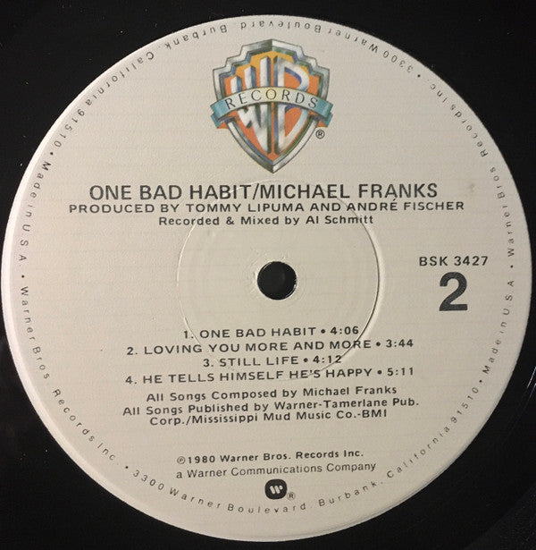 Michael Franks - One Bad Habit - LP