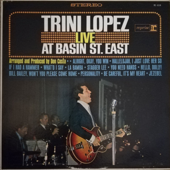 Trini Lopez - Live At Basin St. East - LP