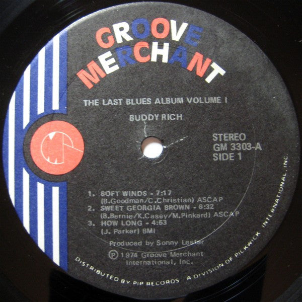 Buddy Rich - The Last Blues Album Volume 1 - LP
