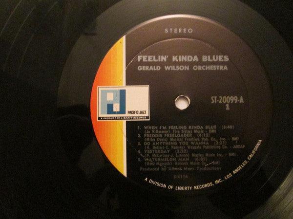 Gerald Wilson Orchestra - Feelin' Kinda Blues - LP