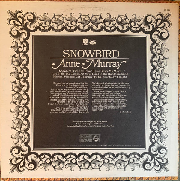 Anne Murray - Snowbird - LP