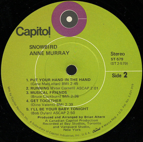 Anne Murray - Snowbird - LP