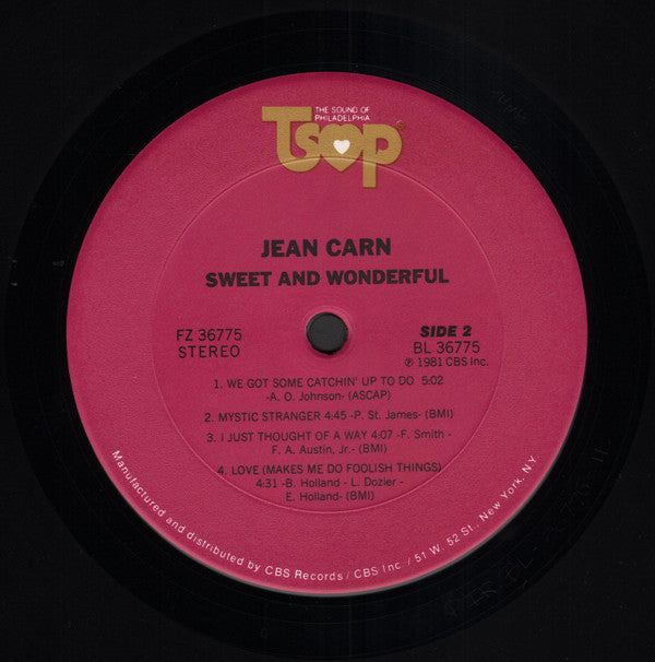 Jean Carn - Sweet And Wonderful - LP