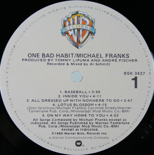 Michael Franks - One Bad Habit - LP