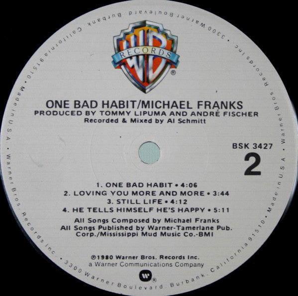 Michael Franks - One Bad Habit - LP