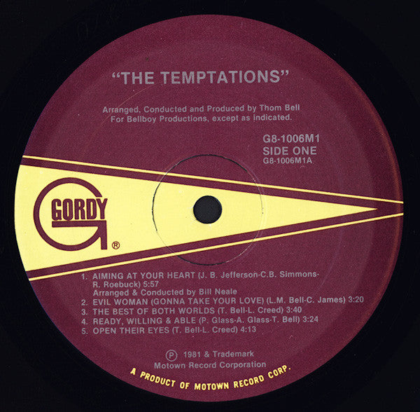 The Temptations - The Temptations - LP