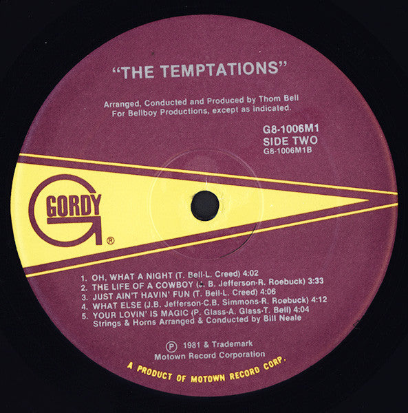 The Temptations - The Temptations - LP