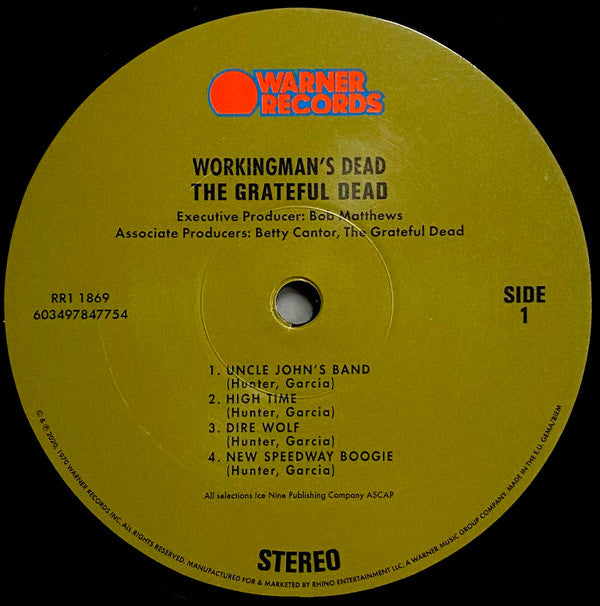 Grateful Dead* - Workingman's Dead - LP