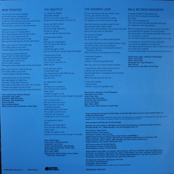 Donald Fagen - The Nightfly - LP