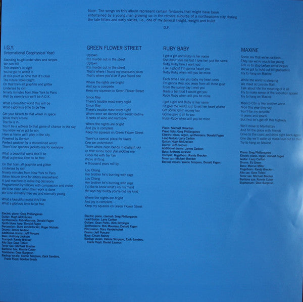 Donald Fagen - The Nightfly - LP