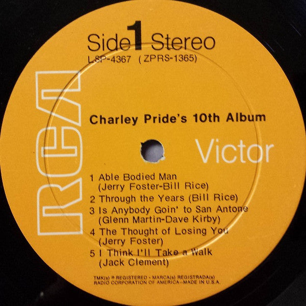 Charley Pride - Charley Pride's 10th Album - LP