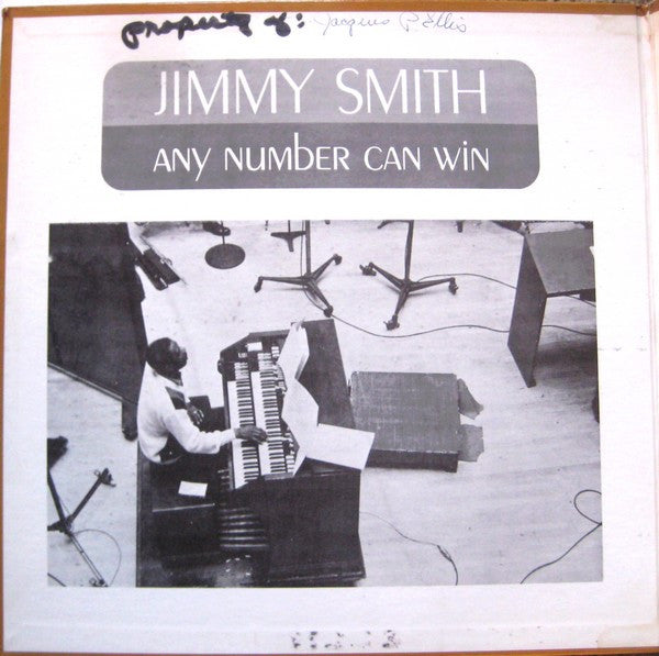Jimmy Smith - Any Number Can Win - LP