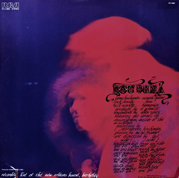 Hot Tuna - Hot Tuna - LP
