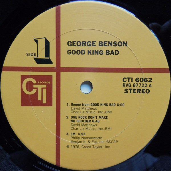 George Benson - Good King Bad - LP