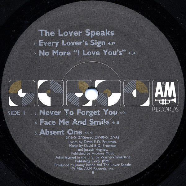 The Lover Speaks - The Lover Speaks - LP