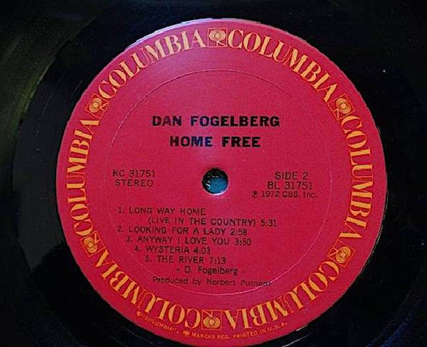 Dan Fogelberg - Home Free - LP