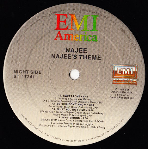 Najee - Najee's Theme - LP