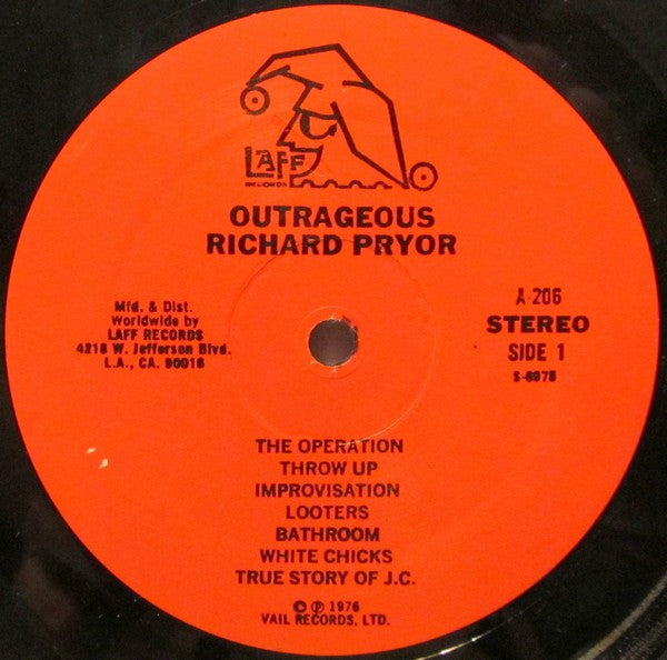 Richard Pryor - Outrageous - LP