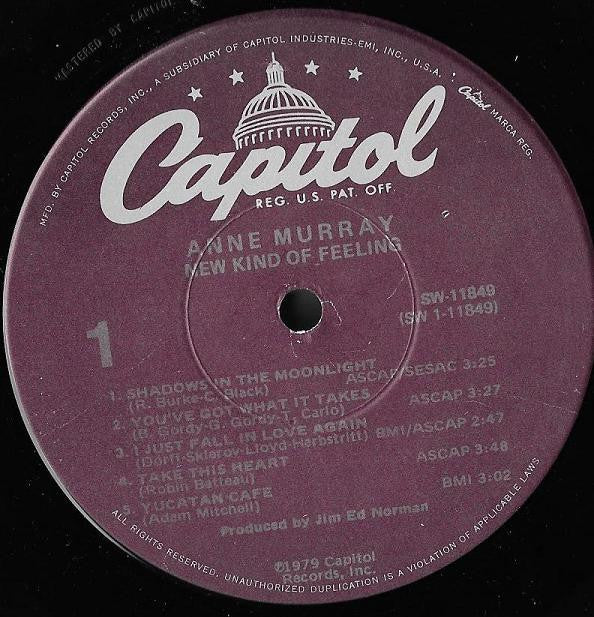 Anne Murray - New Kind Of Feeling - LP