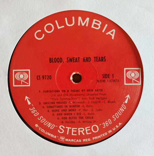 Blood, Sweat And Tears - Blood, Sweat And Tears - LP