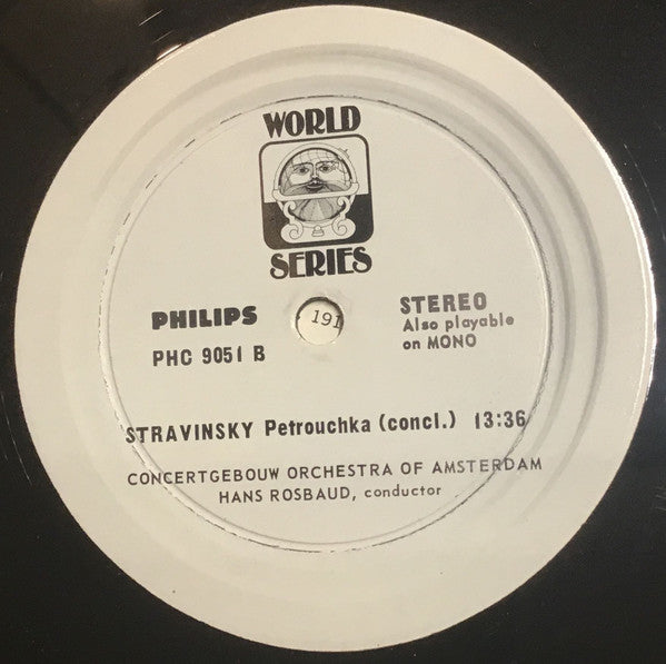 Stravinsky*, Concertgebouw Orchestra Of Amsterdam* / Hans Rosbaud - Petrouchka - LP