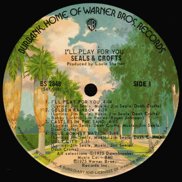 Seals & Crofts - I'll Play For You - LP