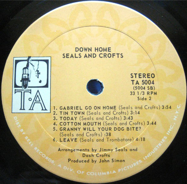 Seals & Crofts - Down Home - LP