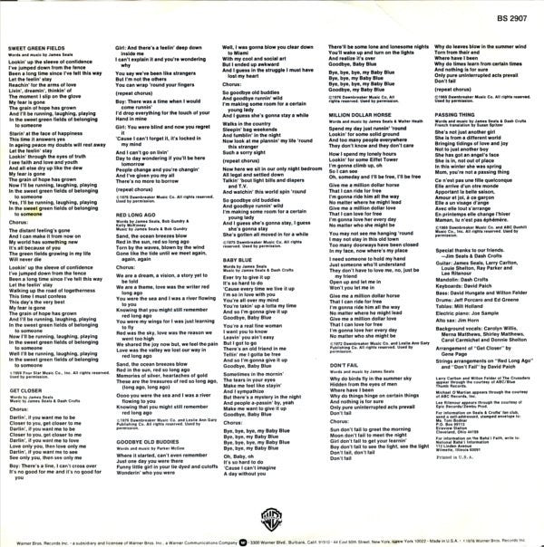 Seals & Crofts - Get Closer - LP