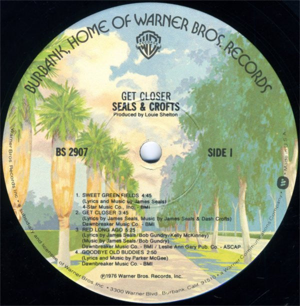 Seals & Crofts - Get Closer - LP
