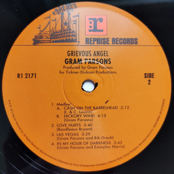 Gram Parsons - Grievous Angel - LP