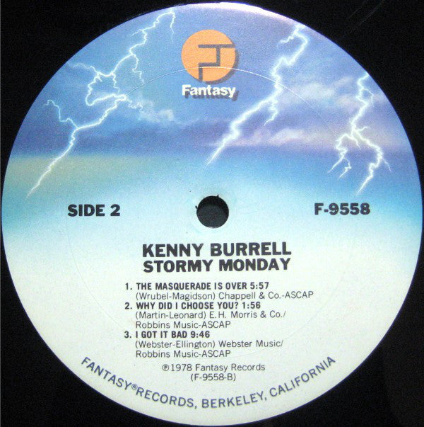 Kenny Burrell - Stormy Monday - LP