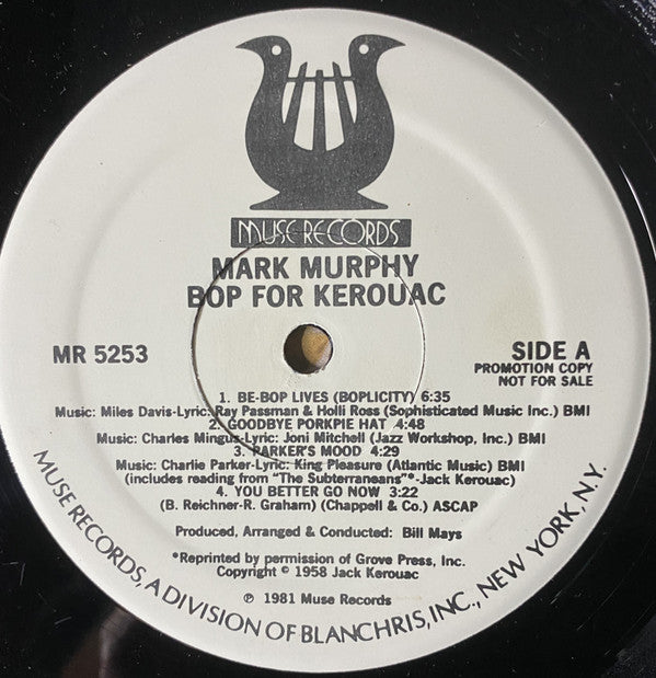 Mark Murphy - Bop For Kerouac - LP