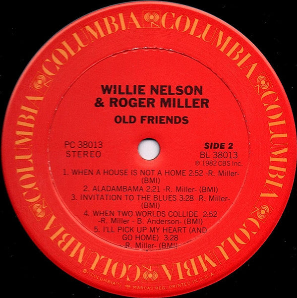 Willie Nelson & Roger Miller - Old Friends - LP