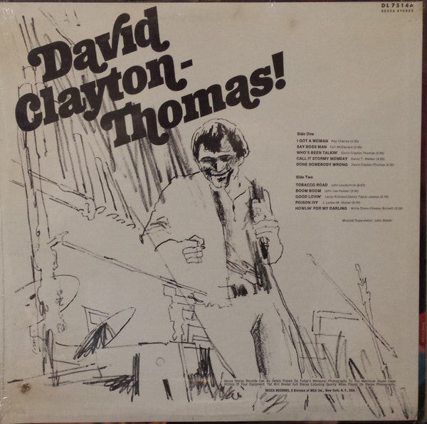 David Clayton-Thomas - David Clayton-Thomas! - LP